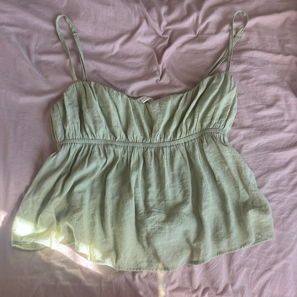 PacSun Light Green Camisole Top